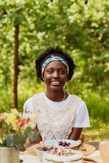 自然微笑的女性