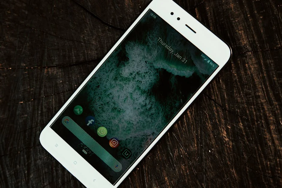 使用者正在使用手機交友App的畫面